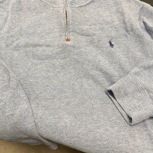 Polo by Ralph Lauren Gray Zip Up Sweater